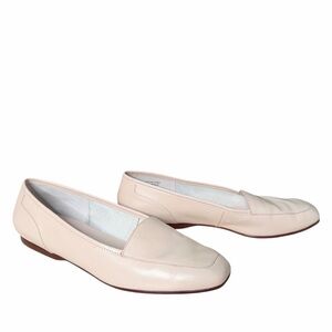 Enzo Angiolini Liberty Blush Combo Softique Leather Flat Loafers Size 9.5 W/box